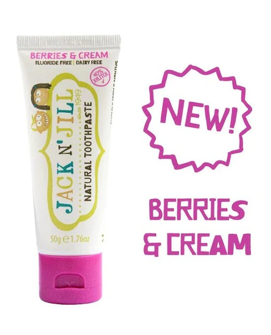 Jack n' Jill Natural Calendula Toothpaste- Berries N Cream