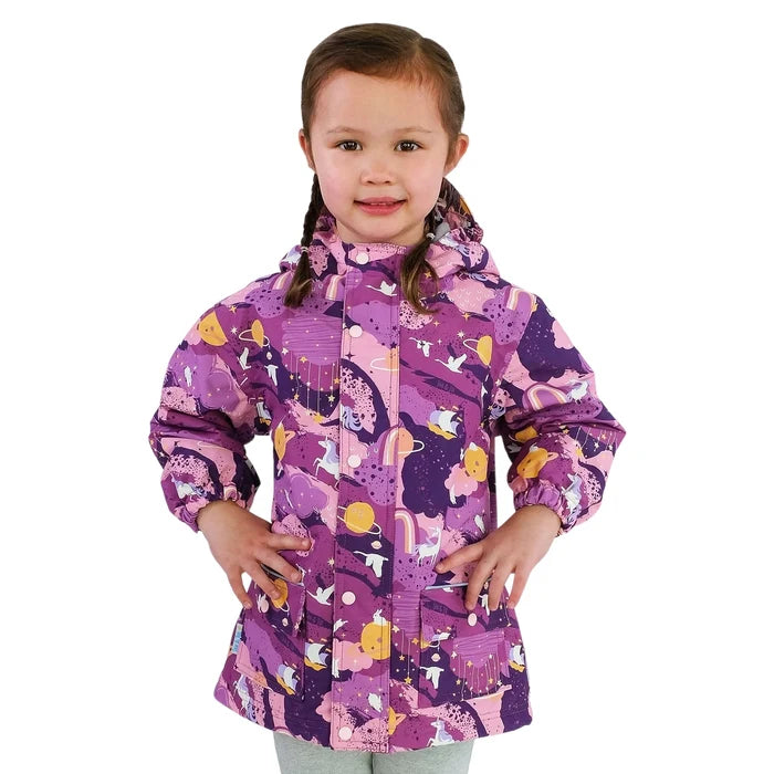 Jan & Jul Cozy-Dry Rain Jacket - Purple Dream