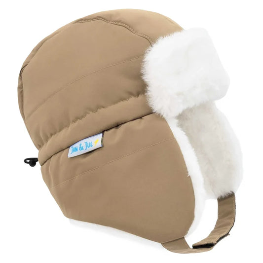 Jan & Jul Toasty-Dry Trapper Winter Hat - Soft Brown