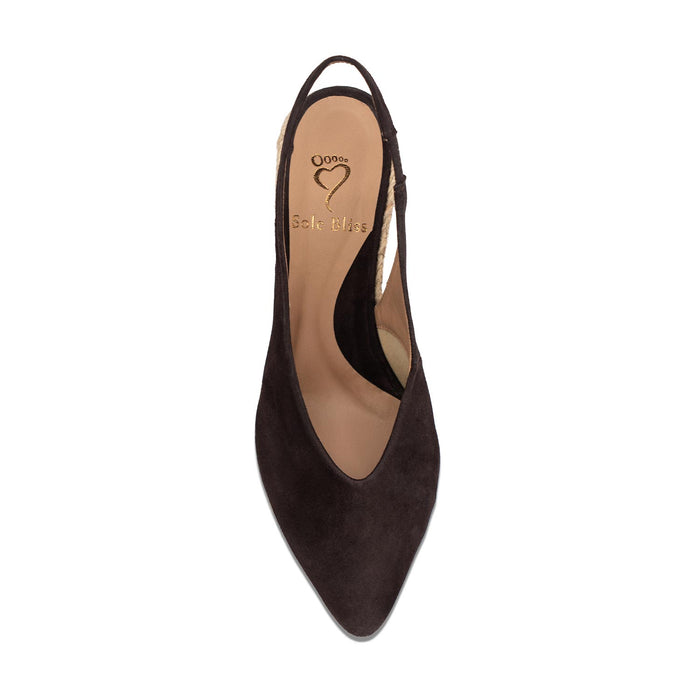 Java: Chocolate Suede Shoes Sole Bliss