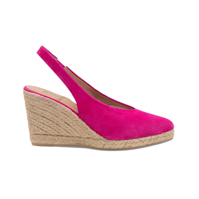 Java: Hot Pink Suede Shoes Sole Bliss