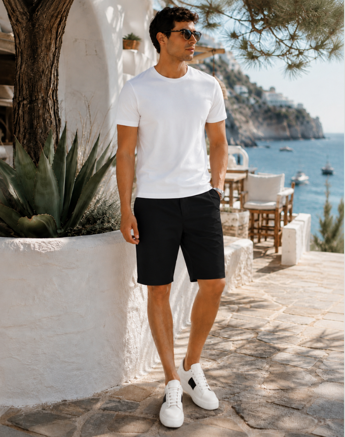 Jenna - High-Waisted Linen Shorts Casual Summer Wear Pockets Lightweight