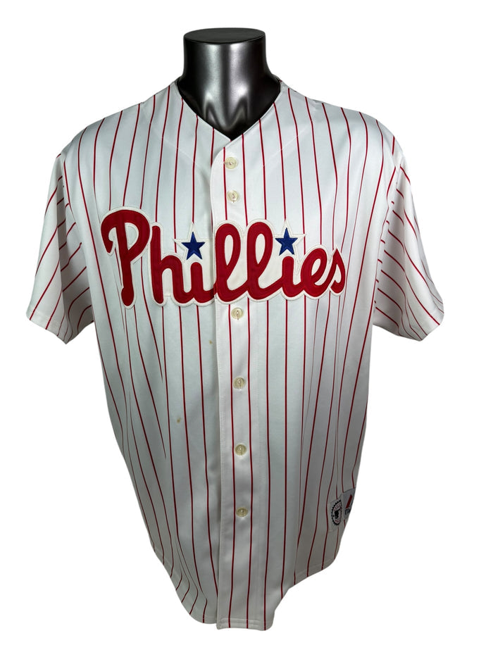 JIM THOME PHILADELPHIA PHILLIES VINTAGE 2000'S MAJESTIC AUTHENTIC JERSEY ADULT 2XL