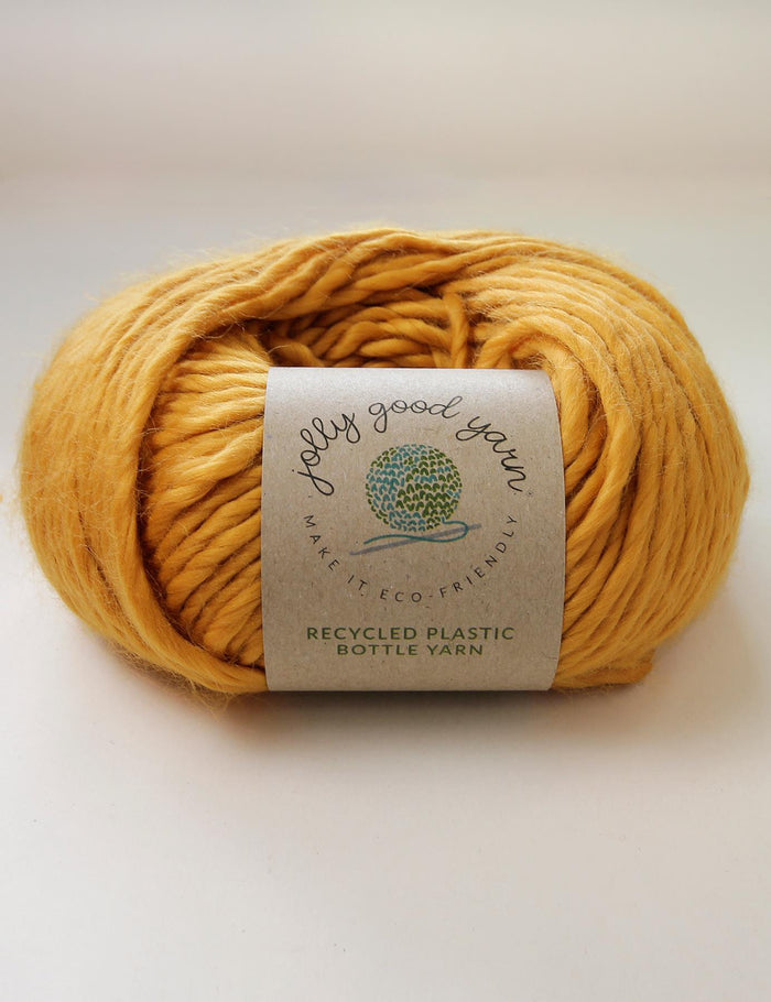 Hope Mustard Recycled Plastic Yarn by Jolly Good Yarn (100g)