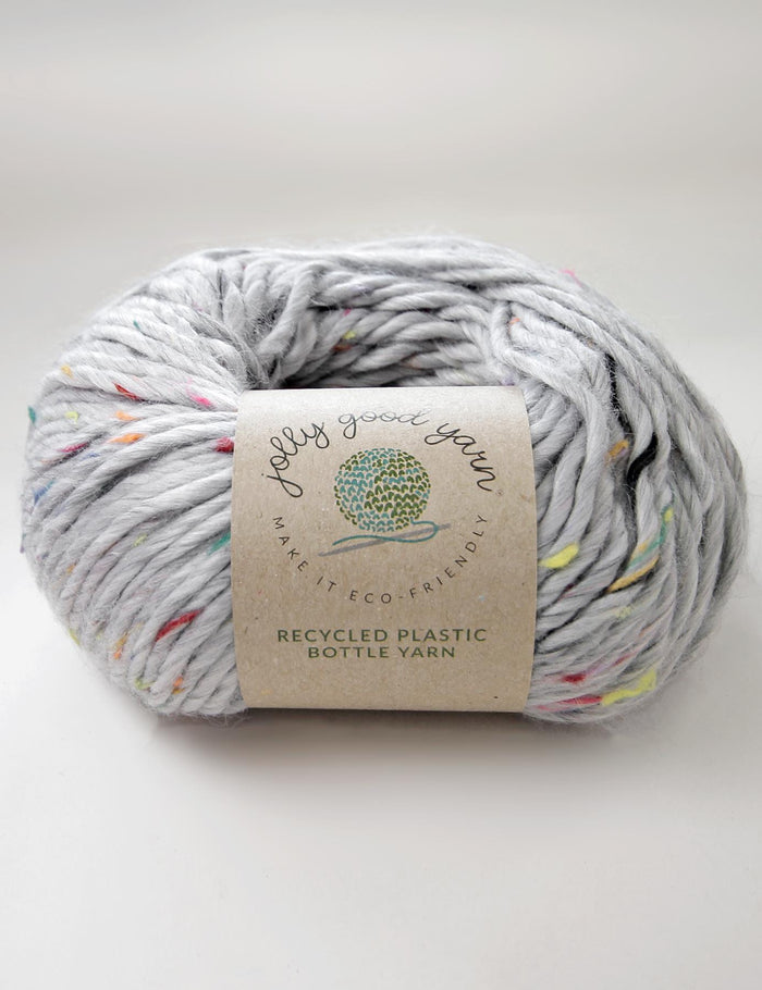 Torquay Grey Recycled Plastic Yarn by Jolly Good Yarn (100g)