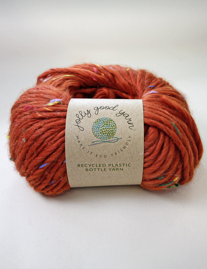 Modbury Red Recycled Plastic Yarn by Jolly Good Yarn (100g)