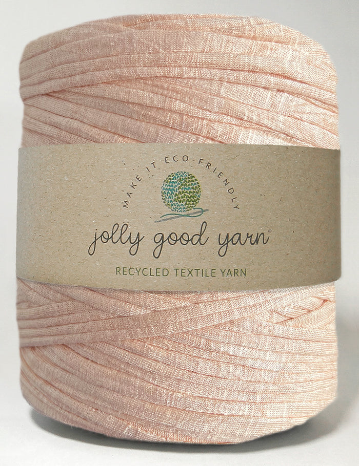 Glossy Rose Gold T-Shirt Yarn by Jolly Good Yarn (100-120m)