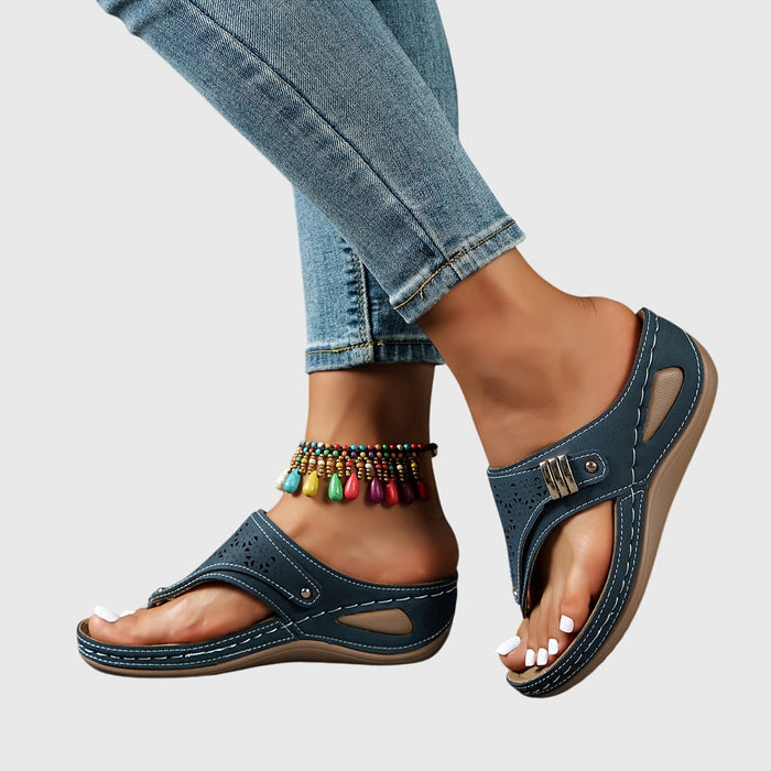 Xaria | Women's Platform Sandals - Brown - Image 5