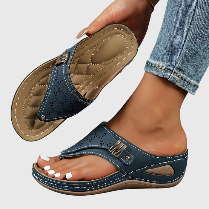 Xaria | Women's Platform Sandals - Brown - Image 6