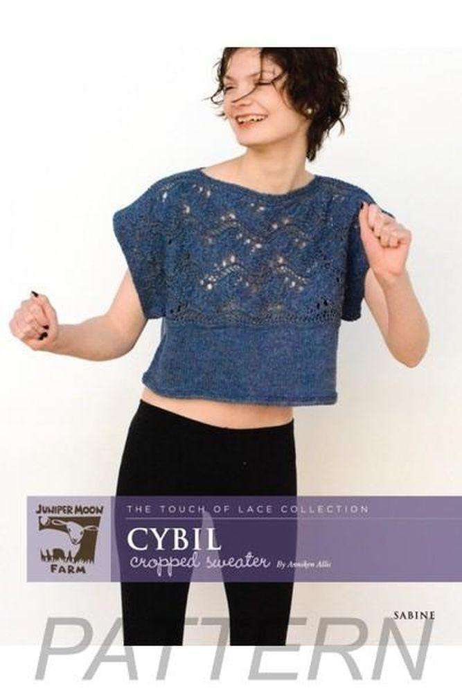 Juniper Moon Farm Sabine 'Cybil' Cropped Sweater PATTERN ONLY-Patterns-Juniper Moon Farm-Alpaca Direct
