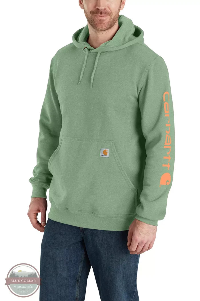 Carhartt K288 Loose Fit Midweight Logo Sleeve Hoody Basic GF6 front view