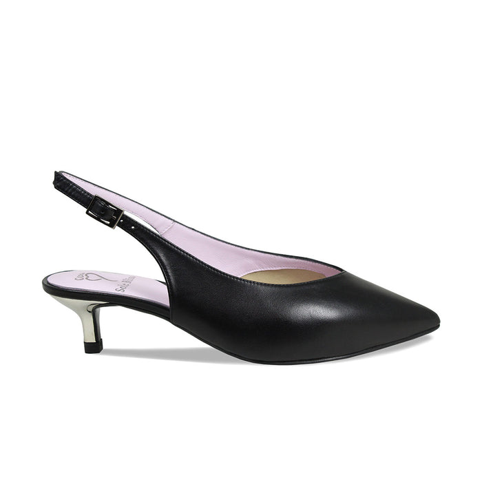 Kara: Black Leather Shoes Sole Bliss