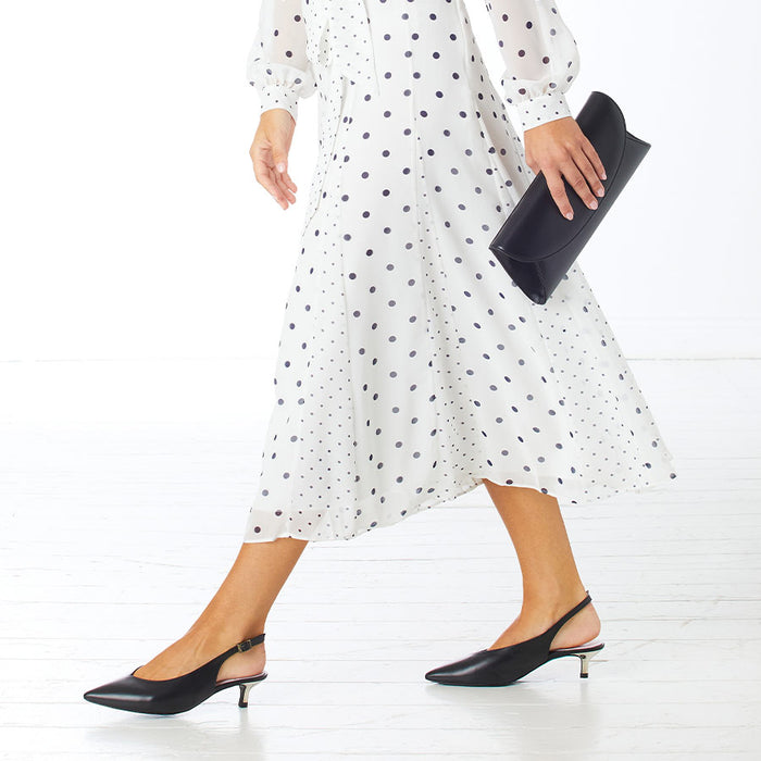 Kara: Black Leather Shoes Sole Bliss