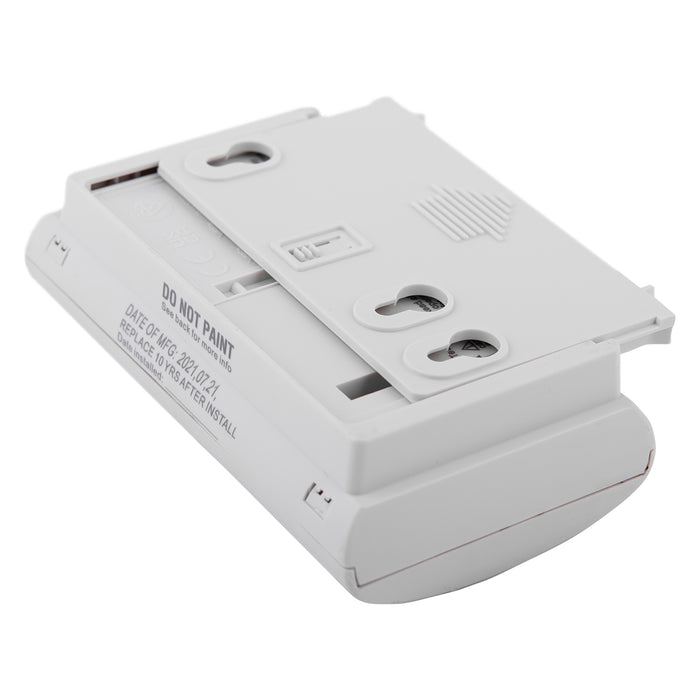 back view of kidde carbon monoxide alarm