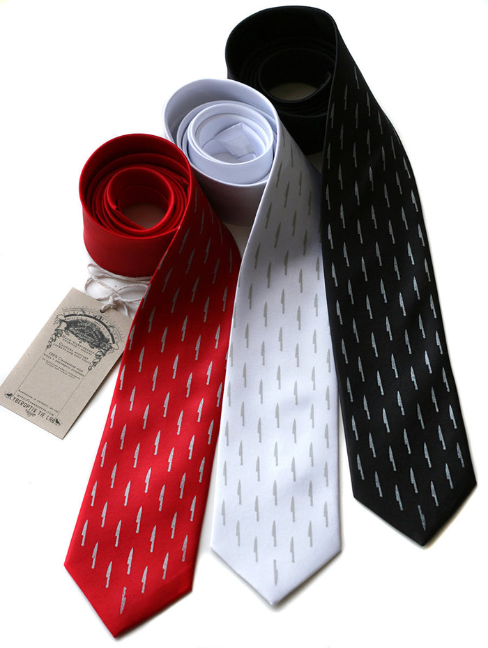 Kitchen Knife Neckties, by Cyberoptix