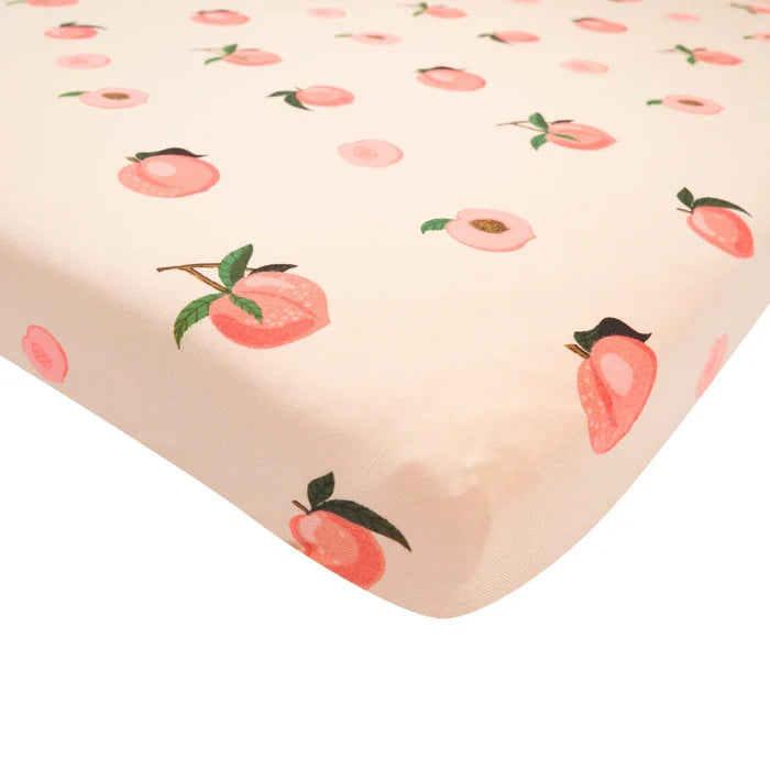 Kyte Baby Crib Sheet - Peach