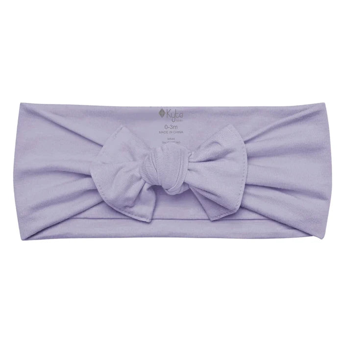 Kyte Baby Knotted Bow Headband - Taro