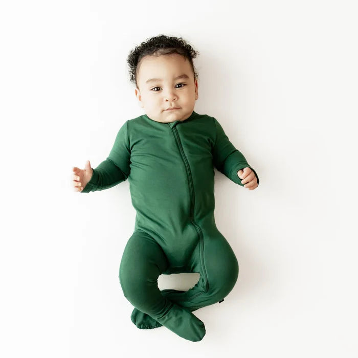 Kyte Baby Zippered Footie - Evergreen