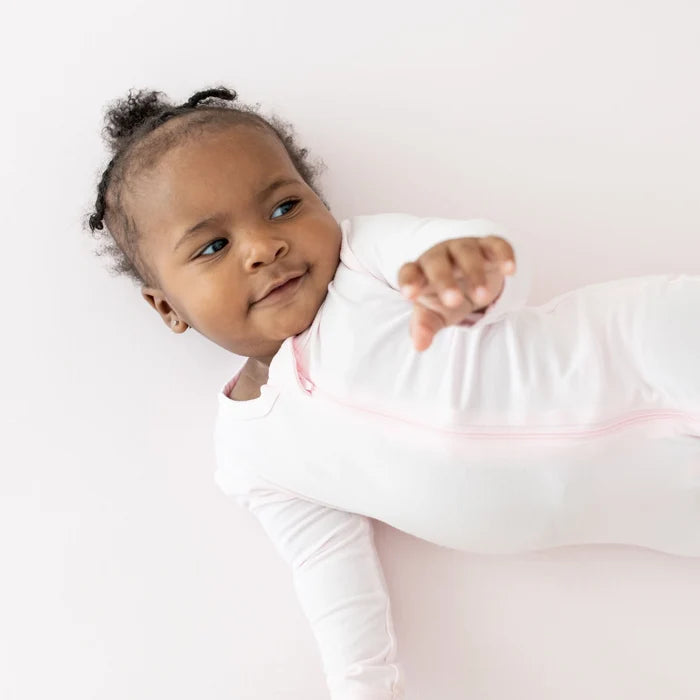 Kyte Baby Zippered Footie - Sakura