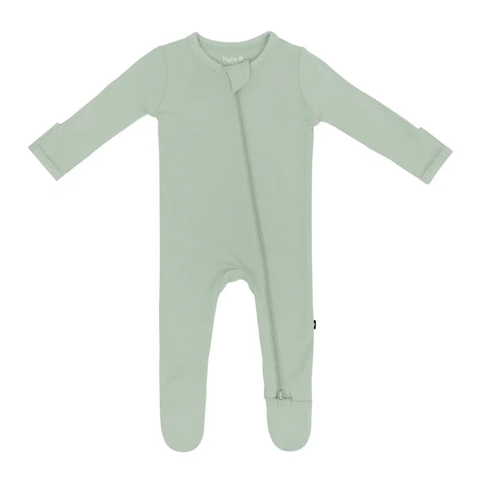 Kyte Baby Zippered Footie - Thyme