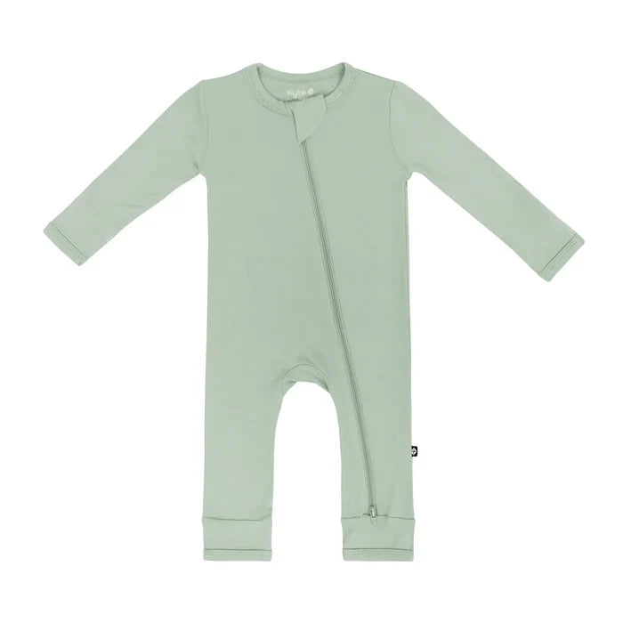 Kyte Baby Zippered Romper - Thyme