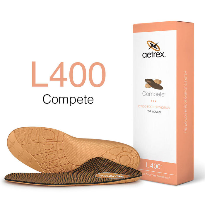 Aetrex L400W Women's Compete Orthotics - Insoles for Active Lifestyles