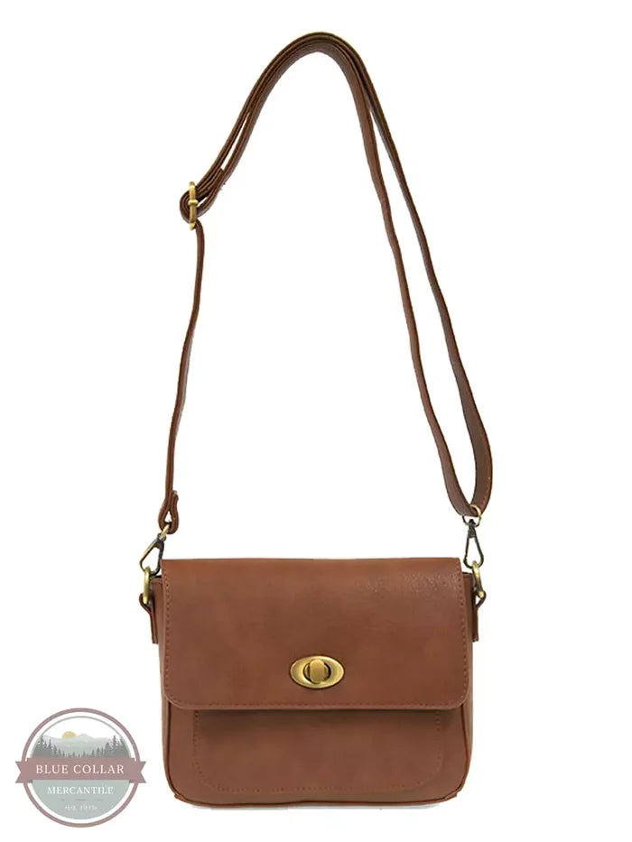 Joy Susan L8143 Vicki Small Convertible Turn Lock Shoulder Bag Toffee Strap View