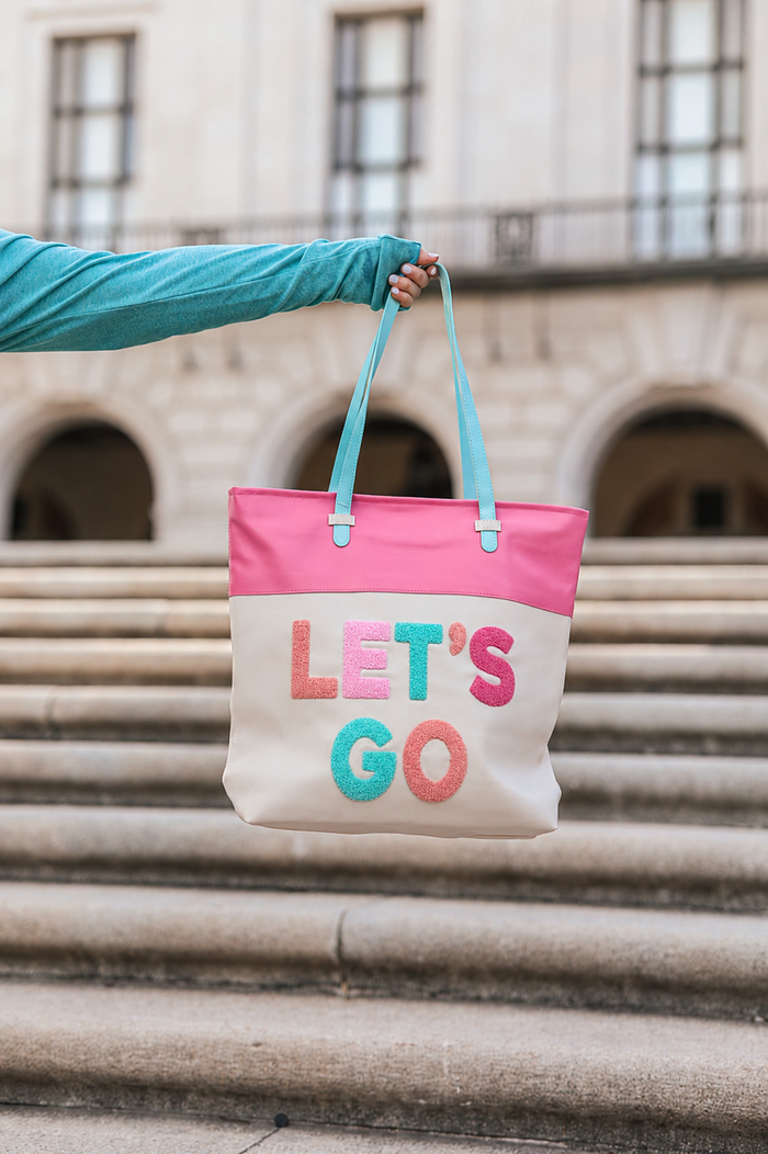 Laptop Tote - Let's Go