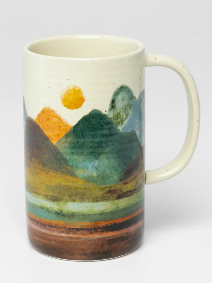 Latte Mug - Mountains-view 1