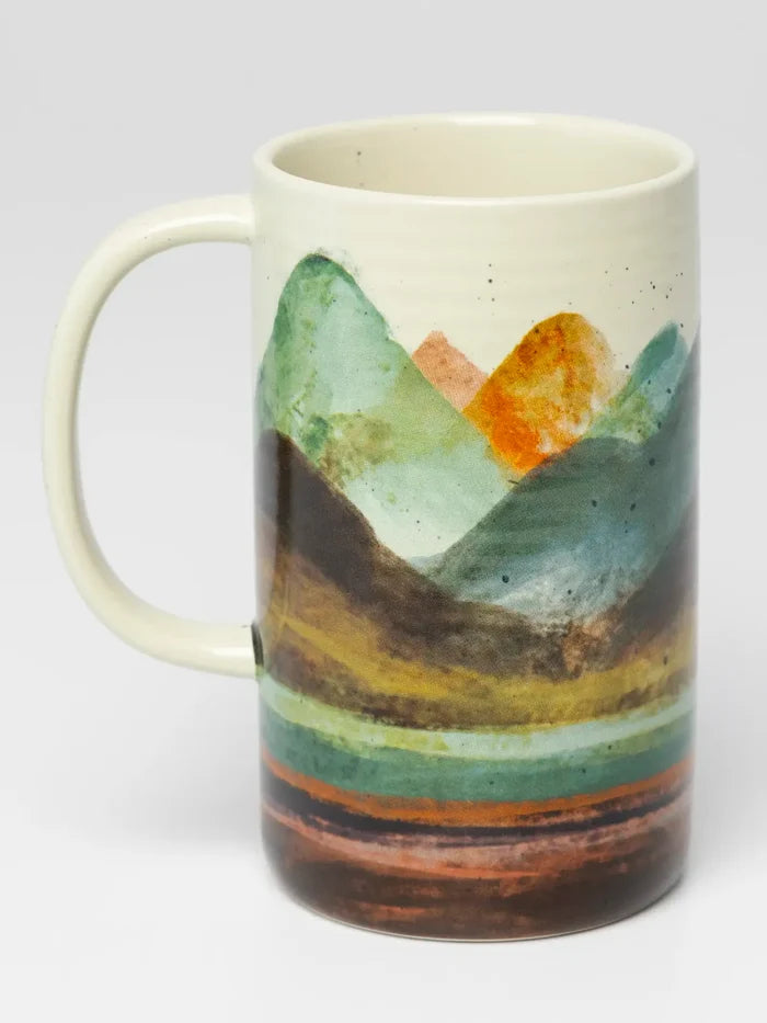 Latte Mug - Mountains-view 3