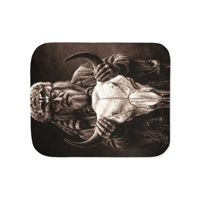 "Legends of the West" Sherpa Blanket.