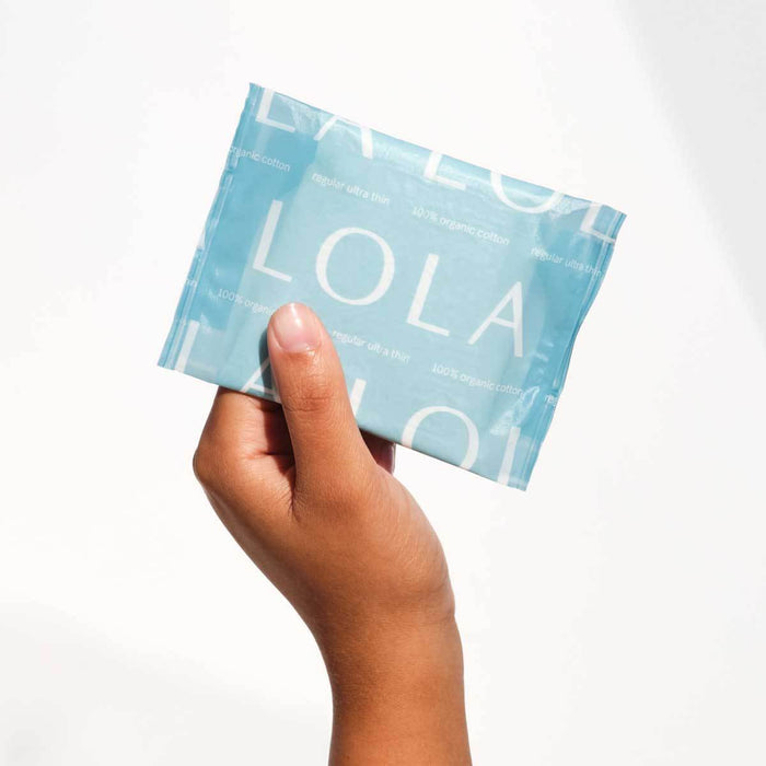 LOLA | 12ct Regular Ultra Thin Pads with Wings - LOLA - Living with Ivey