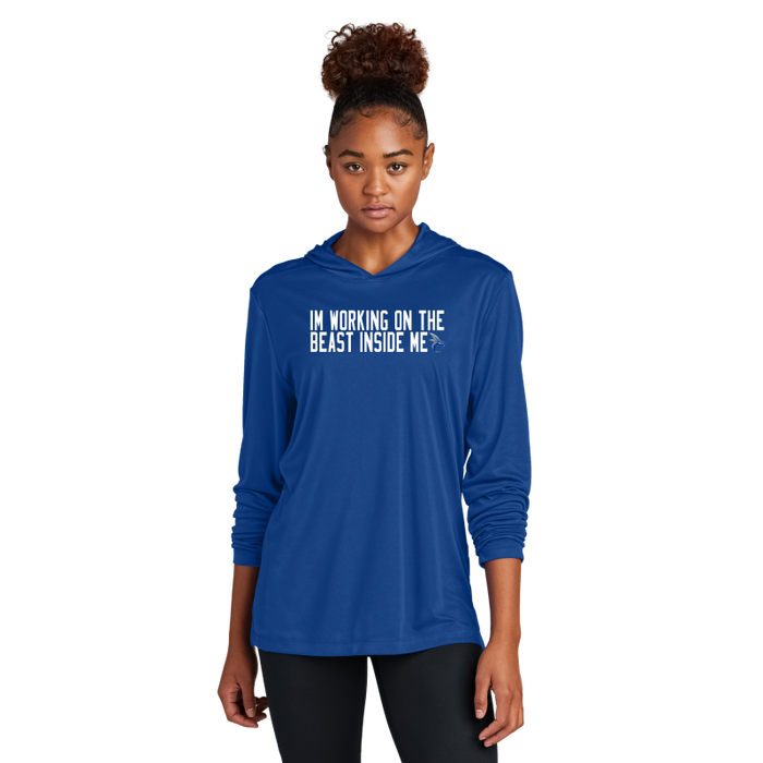 Long Sleeve Dri Fit Hoodie (Choose your color and Logo)