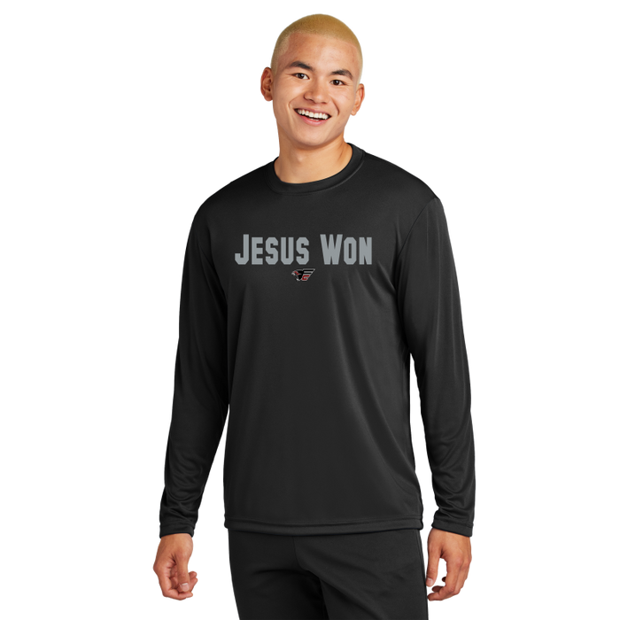 Long Sleeve Dri Fit Tee (CHOOSE COLOR AND LOGO)