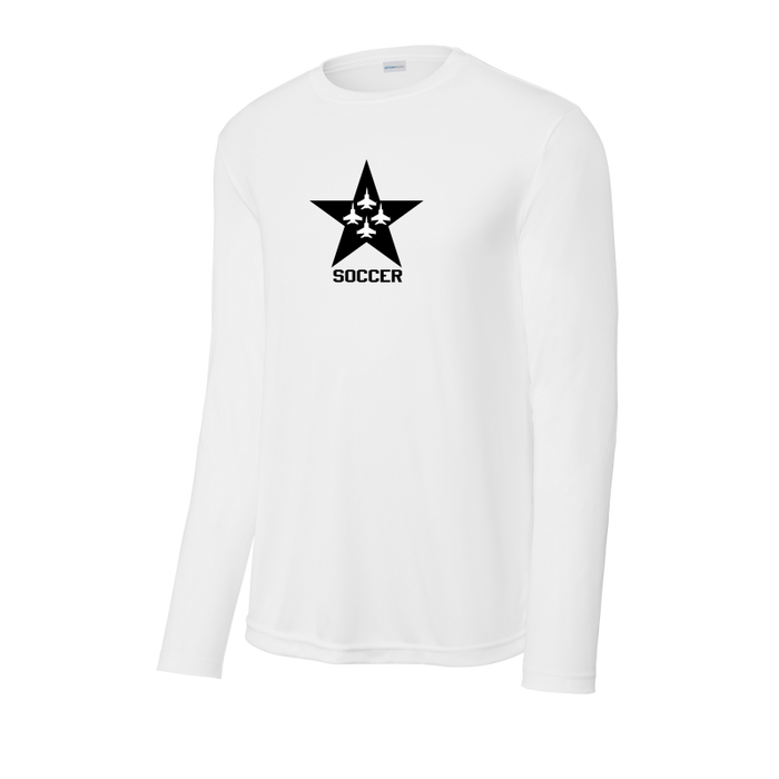 Long Sleeve Dri Fit Tee-Soccer, Wrestling, Star Only