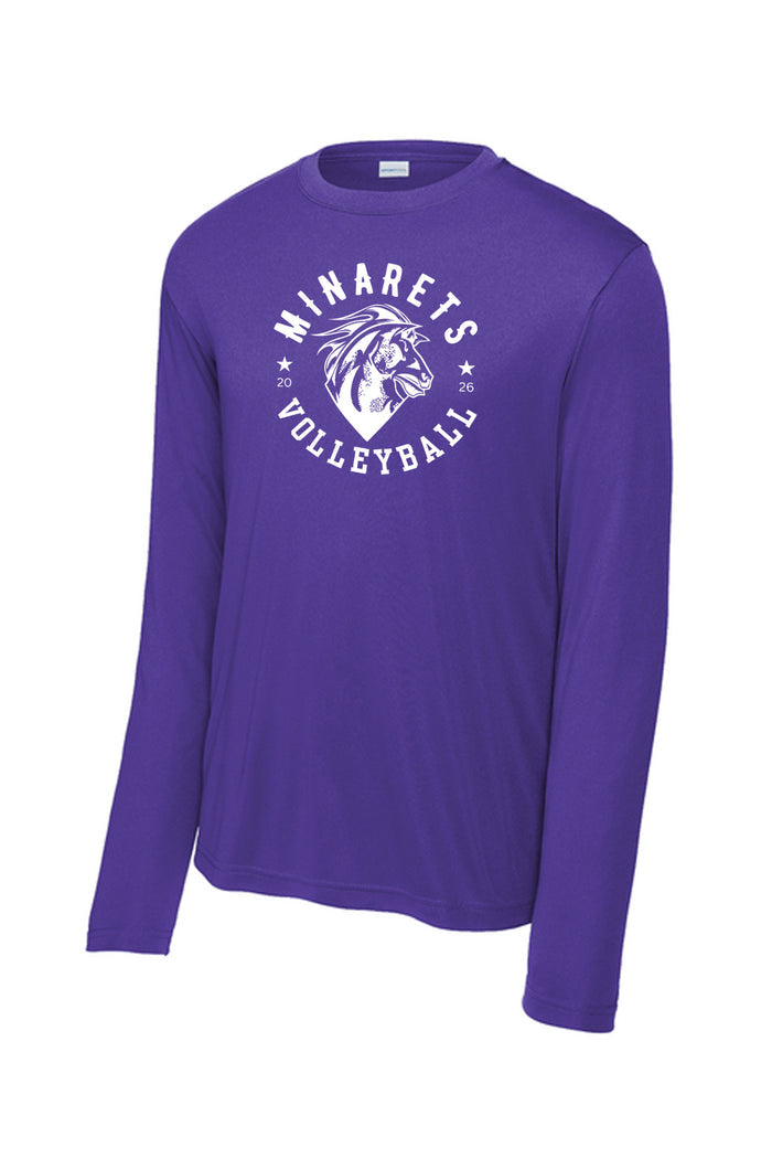 Long Sleeve Drifit Tee  100% Polyester