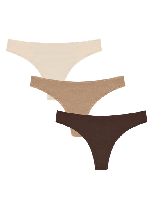 Low Profile Thong 3-Pack