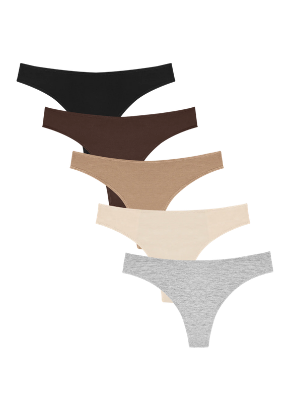 Low Profile Thong 5-Pack