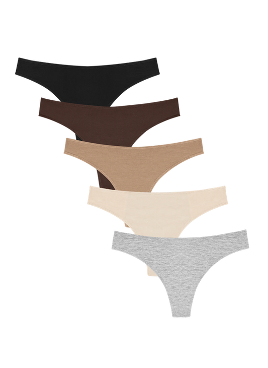 Low Profile Thong 5-Pack