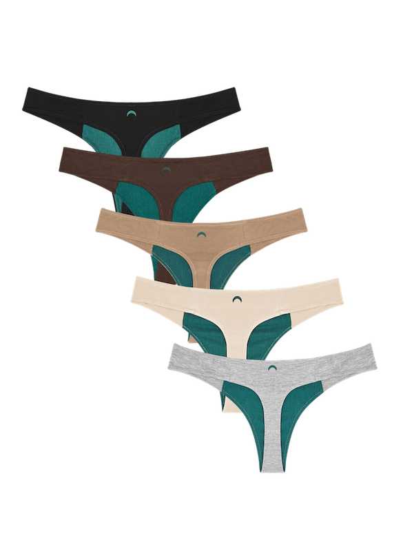 Low Profile Thong 5-Pack
