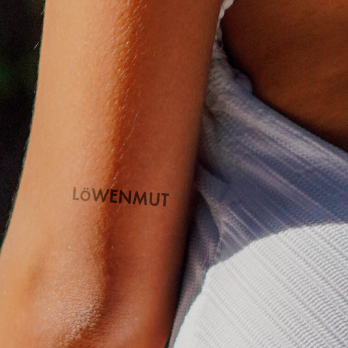 Löwenmut Tattoo