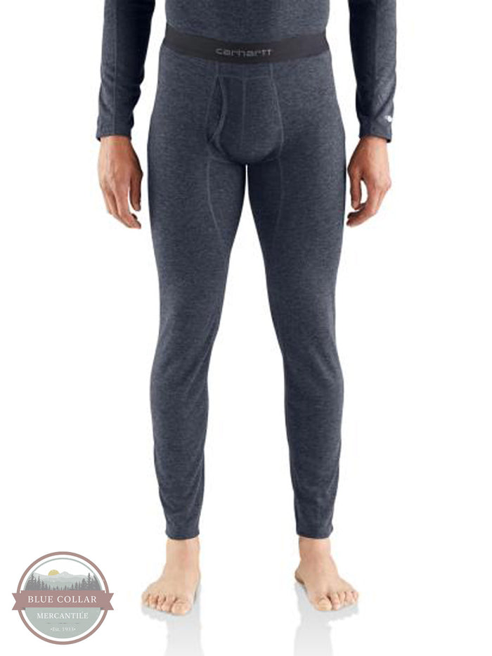 Carhartt MBL121 Base Force Heavyweight Poly-Wool Bottoms Navy Heather Front View