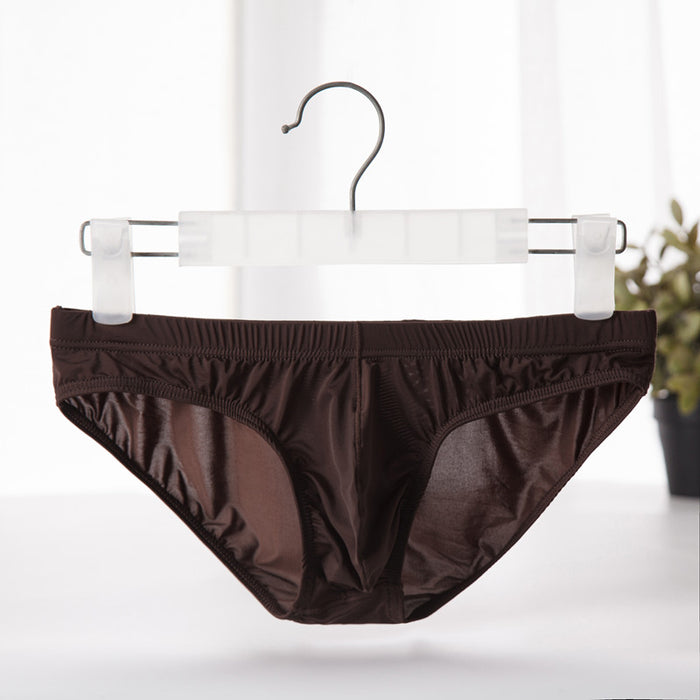 Men's Ice Silk Seamless Underwear Bulge Bag Ultra-thin Men