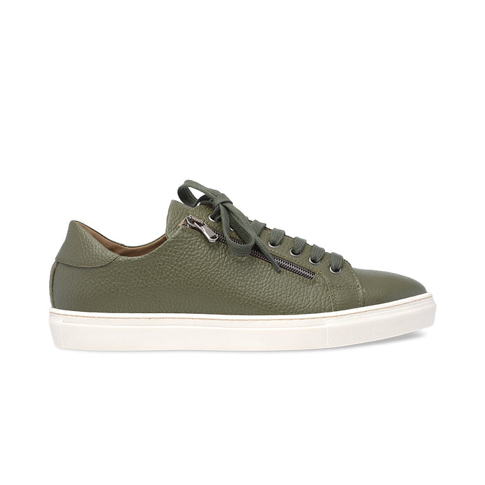 Stride: Khaki Leather | Men's Trainers for Plantar Fasciitis Shoes Sole Bliss