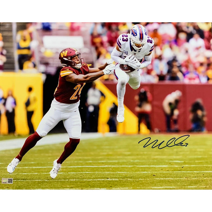 Micah Hyde Signed Interception vs Commanders Photo Signed Photos TSE Buffalo 11x14