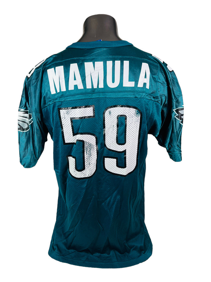 MIKE MAMULA PHILADELPHIA EAGLES VINTAGE 1990'S CHAMPION JERSEY ADULT 48