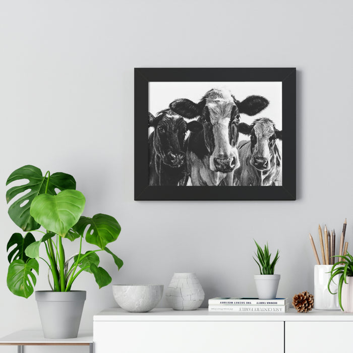 "Milk Maids" Framed Paper Print