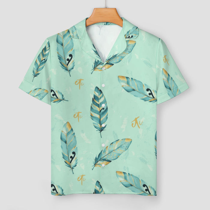Mint ETC Feathers Silk Pajama Set