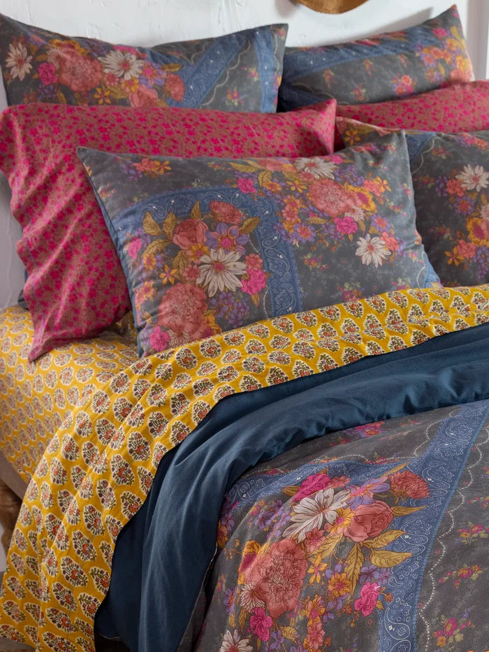 Mix & Match Cotton Fitted Sheet - Golden Marigold-view 2
