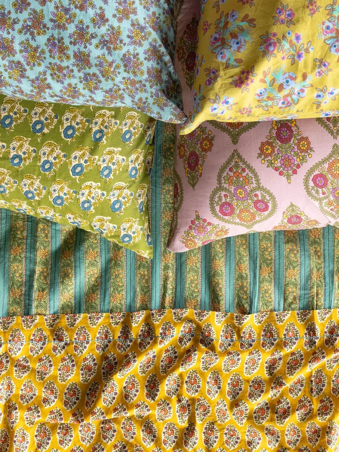 Mix & Match Cotton Flat Sheet - Golden Marigold-view 5